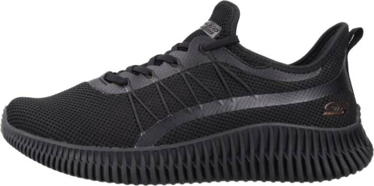 Skechers Bobs Geo-New Aesthetics 117417-BBK Vrouwen Zwart Sneakers Sportschoenen - Foto 3