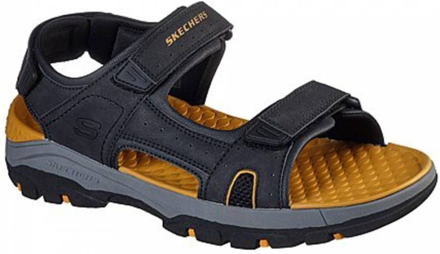 Skechers Tresmen-Hirano 204106-BLK Mannen Zwart Sportsandalen