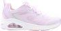 Skechers Tres-Air Uno Glit-Airy Dames Sneakers Lichtroze - Thumbnail 1