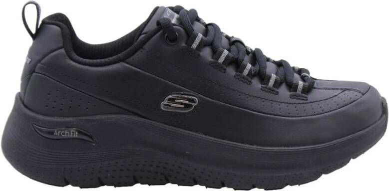 Skechers Turtle Sneaker Black Dames