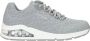 Skechers Grijze Damessneakers Uno 2 Gray Dames - Thumbnail 3