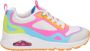 Skechers Uno Color Steps Meisjes Sneakers Multicolour - Thumbnail 4