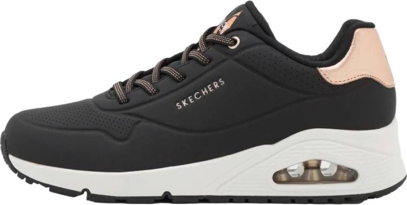 Skechers Sneakers 155196 Blk UNO Shimmer Away Zwart Dames