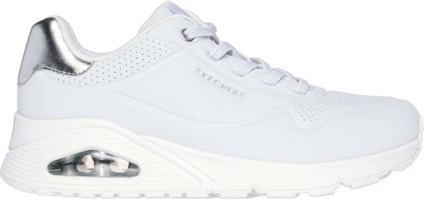 Skechers Uno Shimmer Away Sneakers White Dames