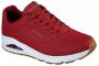 Skechers Uno Stand On Air Heren Sneakers Rood - Thumbnail 15