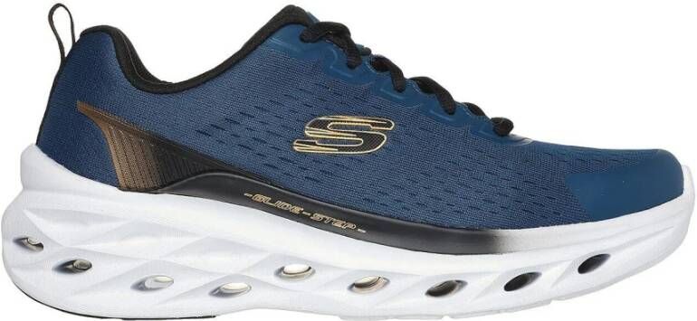 Skechers Veganistische sportschoenen met Glide-Step tussenzool Blue Heren