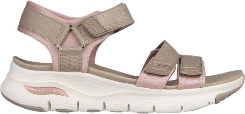 Skechers Verse Bloom Flex Sandaal Beige Dames