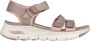 Skechers Fresh Bloom Flex Sandaal Beige Dames - Thumbnail 11