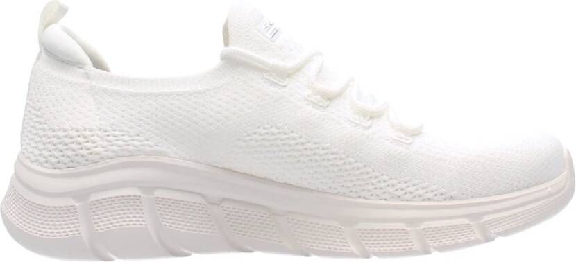 Skechers Bobs Sport B Flex-Color Connect 117121-WHT Vrouwen Wit Sneakers Sportschoenen