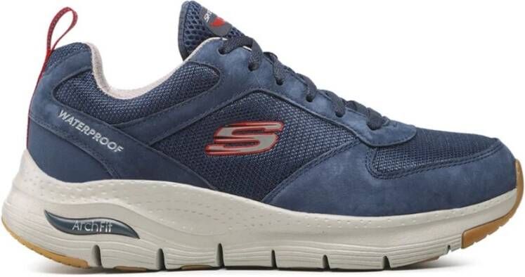 Skechers Waterdichte Arch Fit Sneaker Blue Heren