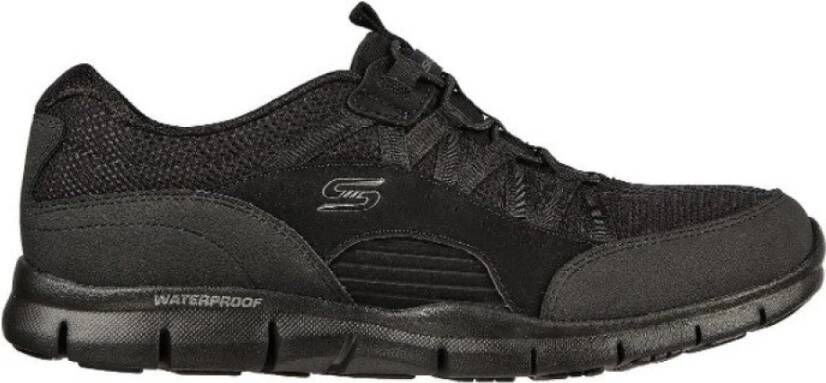 Skechers Waterdichte Shocksoft Sneaker Zwart Dames