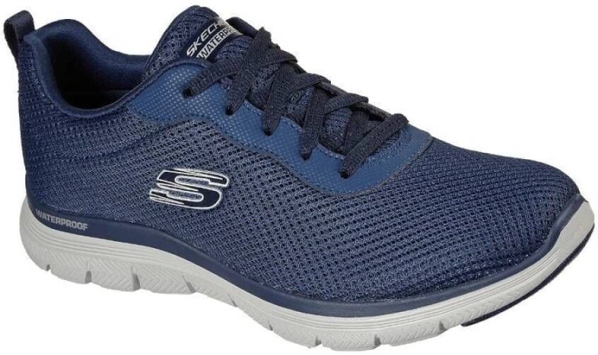 Skechers WaterProof Flex Appeal 4.0 Sneakers Blauw Dames