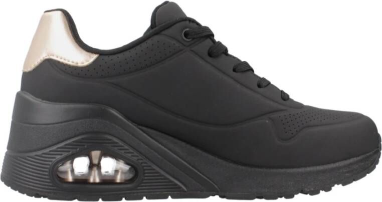 Skechers Wedge Sneakers voor Hoge Stappen Black Dames