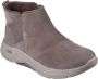 Skechers Go Walk Arch Fit Enkellaarsjes Plat taupe - Thumbnail 2