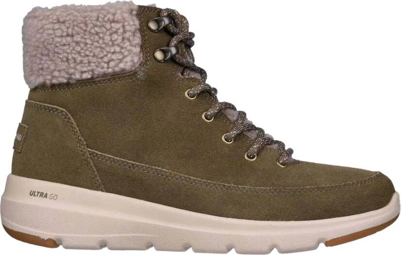 Skechers Groene Comfortabele Veterschoen met Aircooled GogaMat Binnenzool Groen Dames - Foto 3