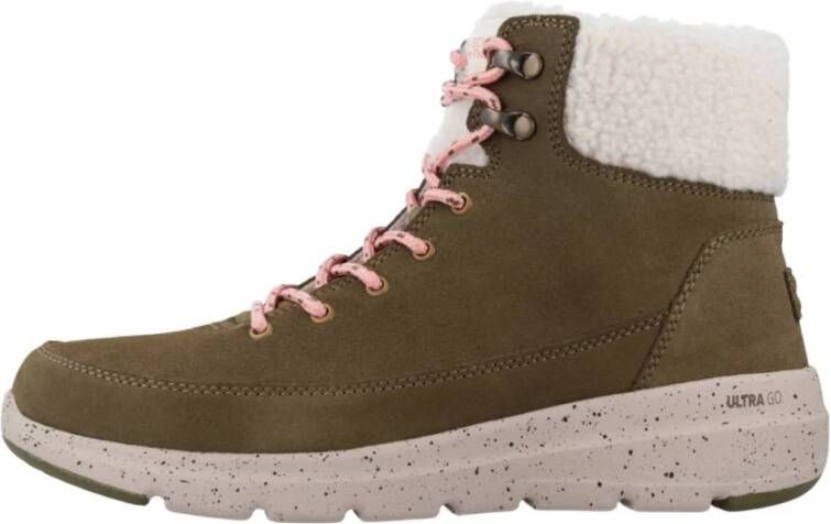 Skechers Groene Comfortabele Veterschoen met Aircooled GogaMat Binnenzool Green Dames - Foto 3