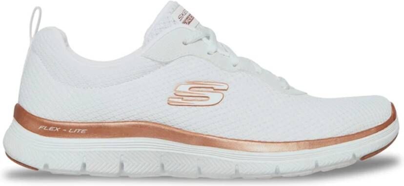 Skechers Dames Sneakers Stijl en Comfort Gecombineerd Wit Dames