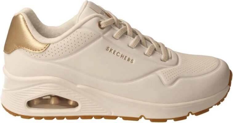 Skechers Witte Moderne Damessneaker White Dames