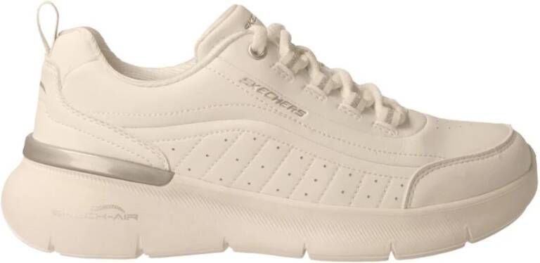 Skechers Witte Moderne Damessneaker White Dames