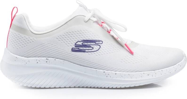 Skechers Witte Ultra Flex 3.0 Damessneakers White Dames