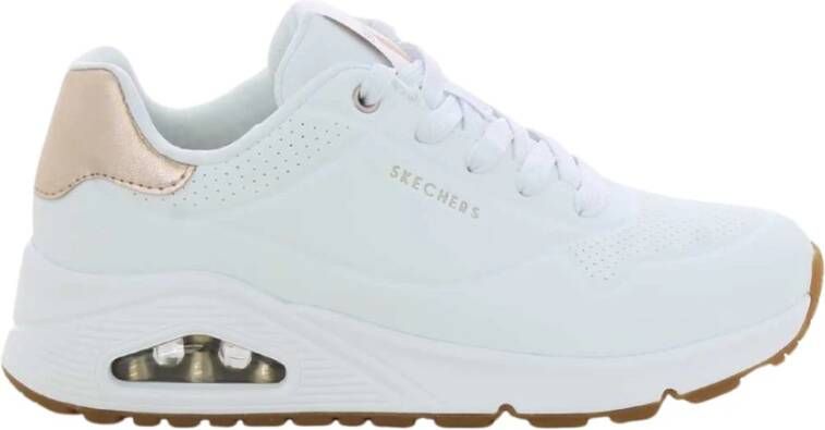 Skechers Witte UNO Golden AIR Schoenen voor Dames White Dames