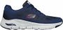 Skechers Arch Fit Charge Back Sneakers Heren Blauw - Thumbnail 1