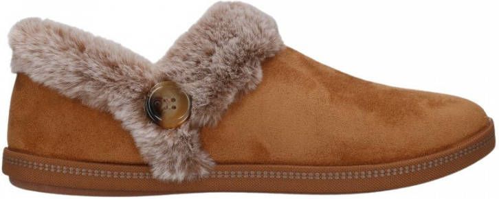 Skechers Gezellig Kampvuur Vers Geroosterde Pantoffels Beige Dames