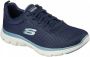 Skechers Brilliant Flex Appeal 4.0 Sneakers Blue Dames - Thumbnail 1