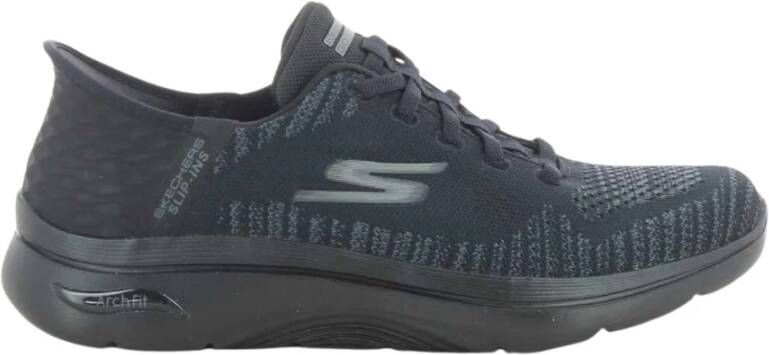 Skechers Zwarte Arch Fit Wandelschoenen Black Heren