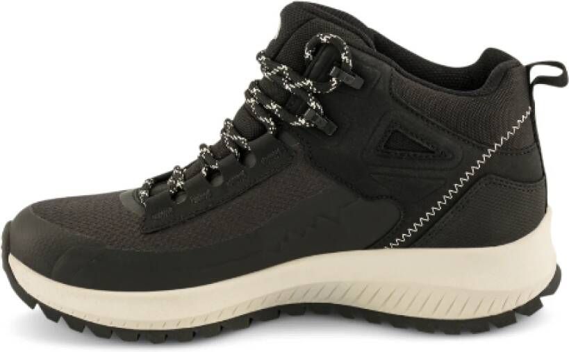 Skechers Zwarte Leren Laarzen Black Dames