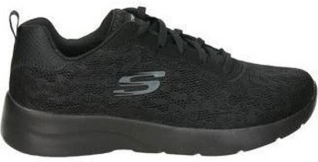 Skechers Zwarte Mesh Sneakers Dames Schoenen Black Dames