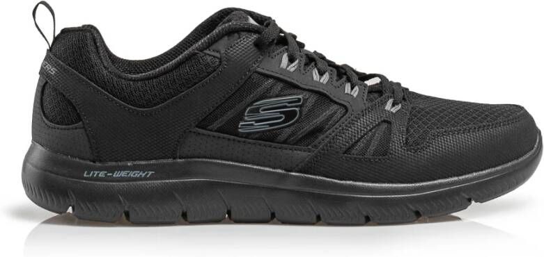 Skechers Zwarte New World Sneakers Black Heren