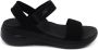 Skechers Zwarte Sandalen met Stoffen Voering Black Dames - Thumbnail 6