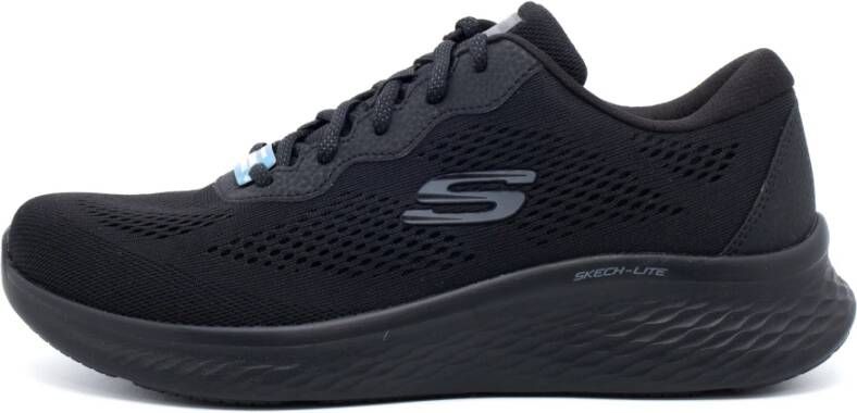 Skechers Zwarte Sportieve Mesh Sneakers Black Dames