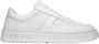 Sneaky Steve Casual Leren Sneaker met Geperforeerde Gaten White Unisex - Thumbnail 1