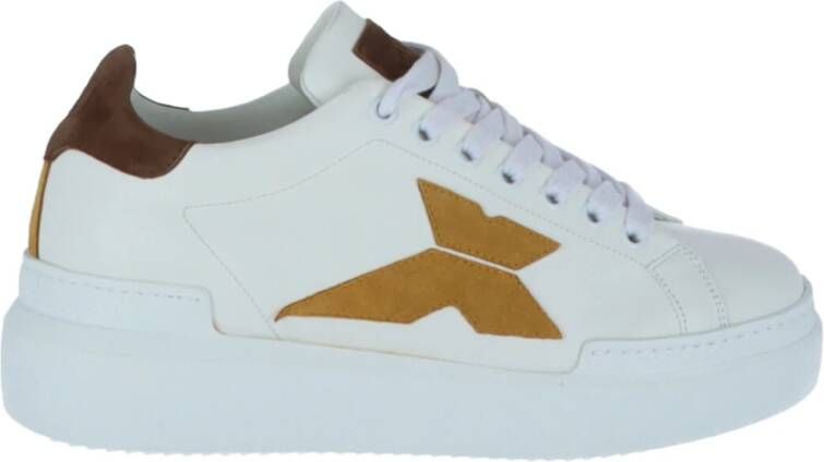 Sneaky Steve Sportieve leren instap sneakers White Dames