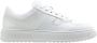 Sneaky Steve Casual Leren Sneaker met Geperforeerde Gaten White Unisex - Thumbnail 1