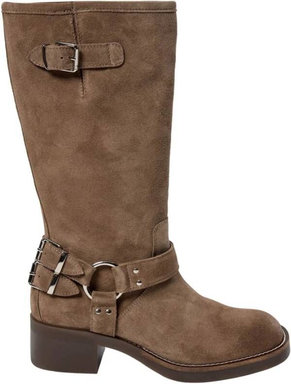 Sofie Schnoor Clarissasw Boot in Dark Sand Beige Dames