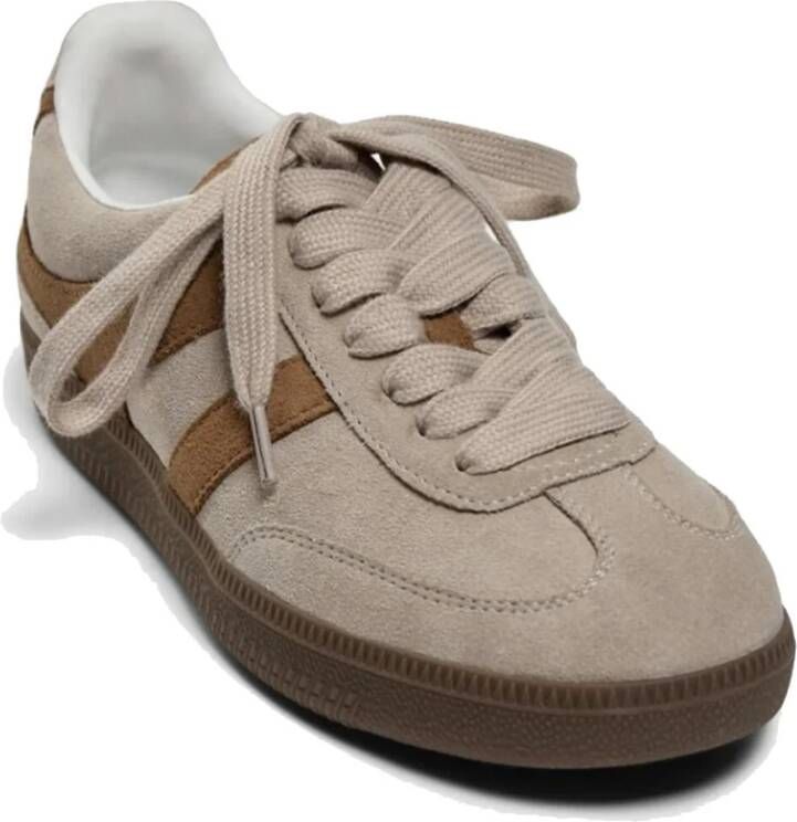 Sofie Schnoor Retro Sneakers Mosterd Kleur Beige Dames