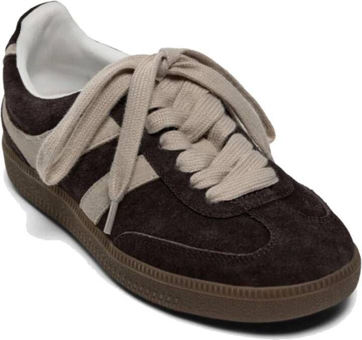 Sofie Schnoor Retro Stijl Bruine Sneakers Laarzen Brown Dames