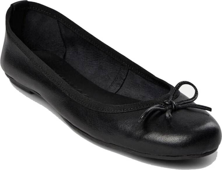 Sofie Schnoor Zwarte ballerina's met strikdetail Black Dames