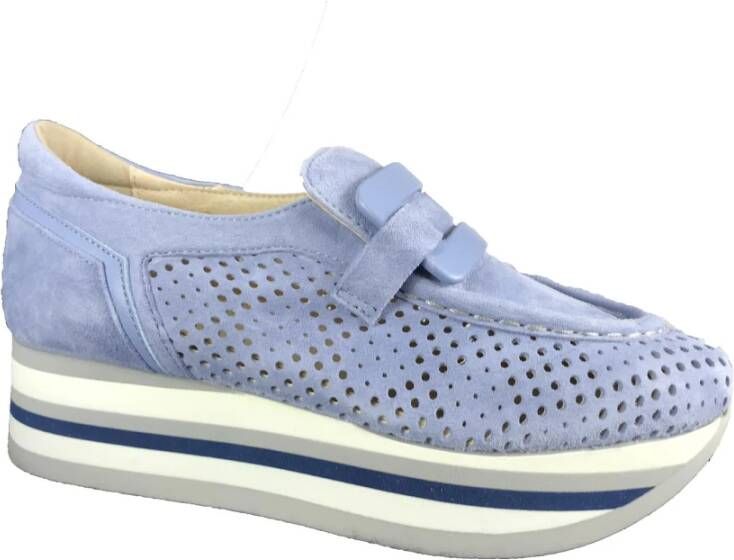 Softwaves Klassieke Mocassins Blue Dames