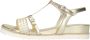 SOFTWAVES Sandalen Dames 7.42.62 Maat: 37 Materiaal: Leer Kleur: Goud - Thumbnail 3