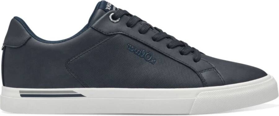 S.Oliver Blauwe Sneakers voor Mannen Blue Heren