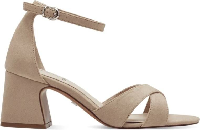 s.Oliver Elegante Taupe Platte Sandalen Beige Dames