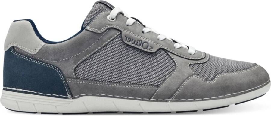 s.Oliver Grijze Sneakers voor Mannen Gray Heren