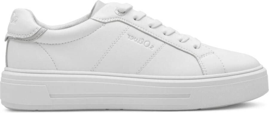 s.Oliver Witte Sneakers voor Vrouwen White Dames