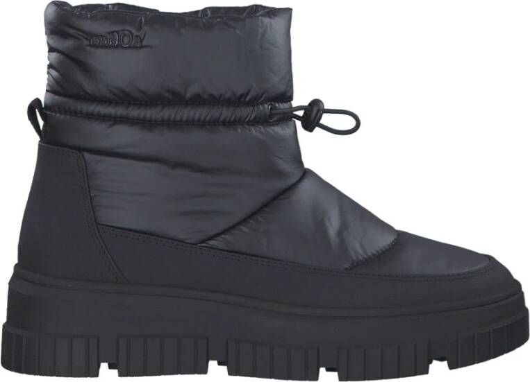 S.Oliver Zwarte Casual Gesloten Booties Black Dames