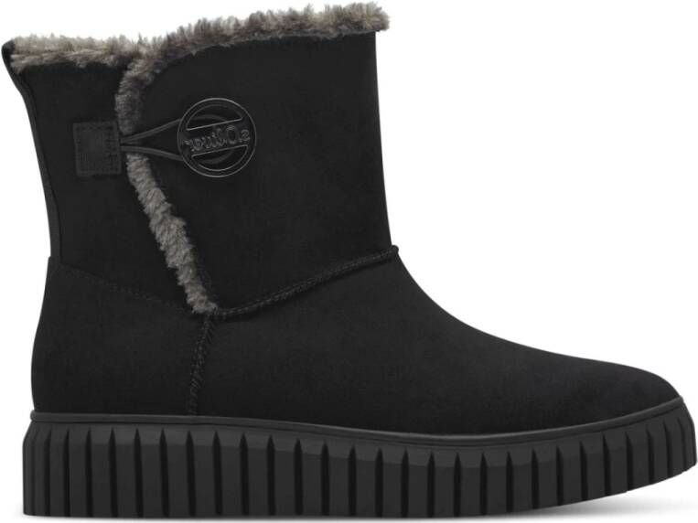 s.Oliver Zwarte Casual Gesloten Booties Vrouwen Black Dames