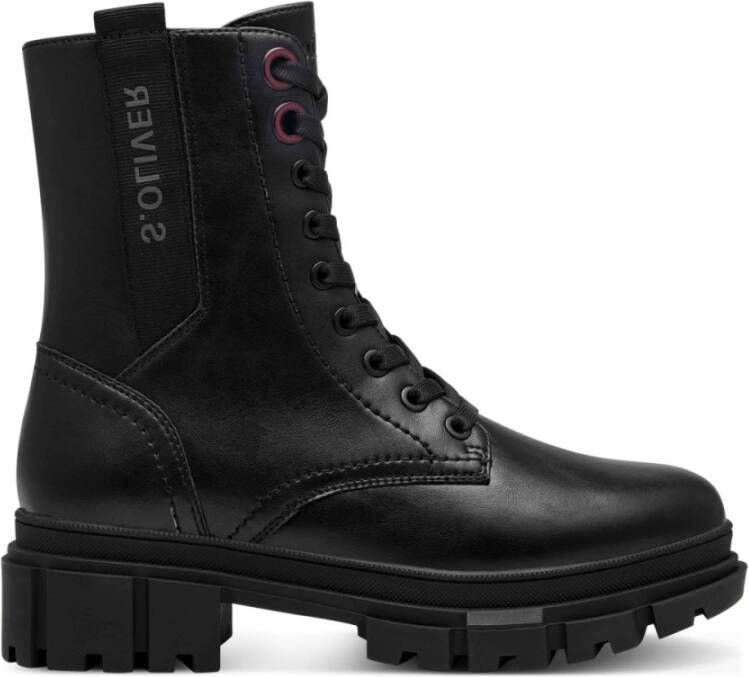 S.Oliver Zwarte Gesloten Booties Enkellaarzen Vrouwen Black Dames